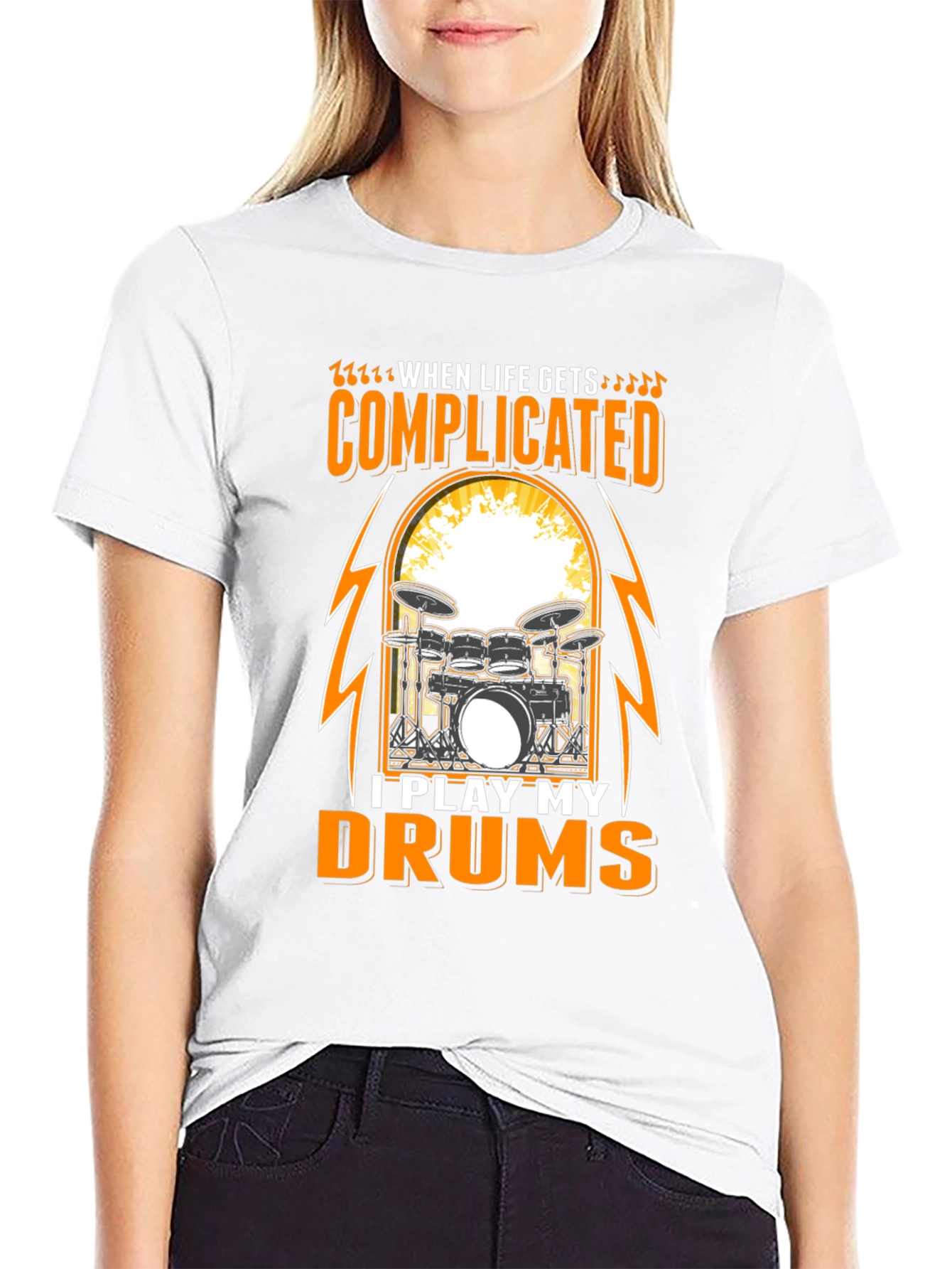 Complicated Drums Tee