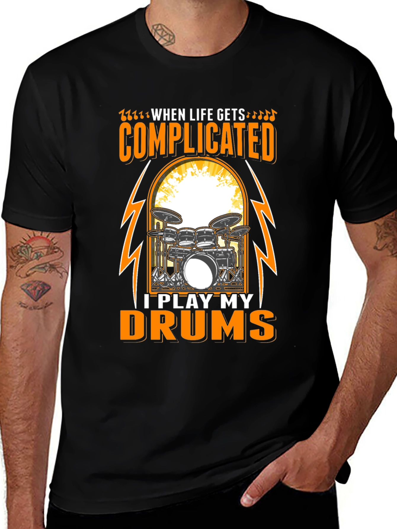 Complicated Drums Tee