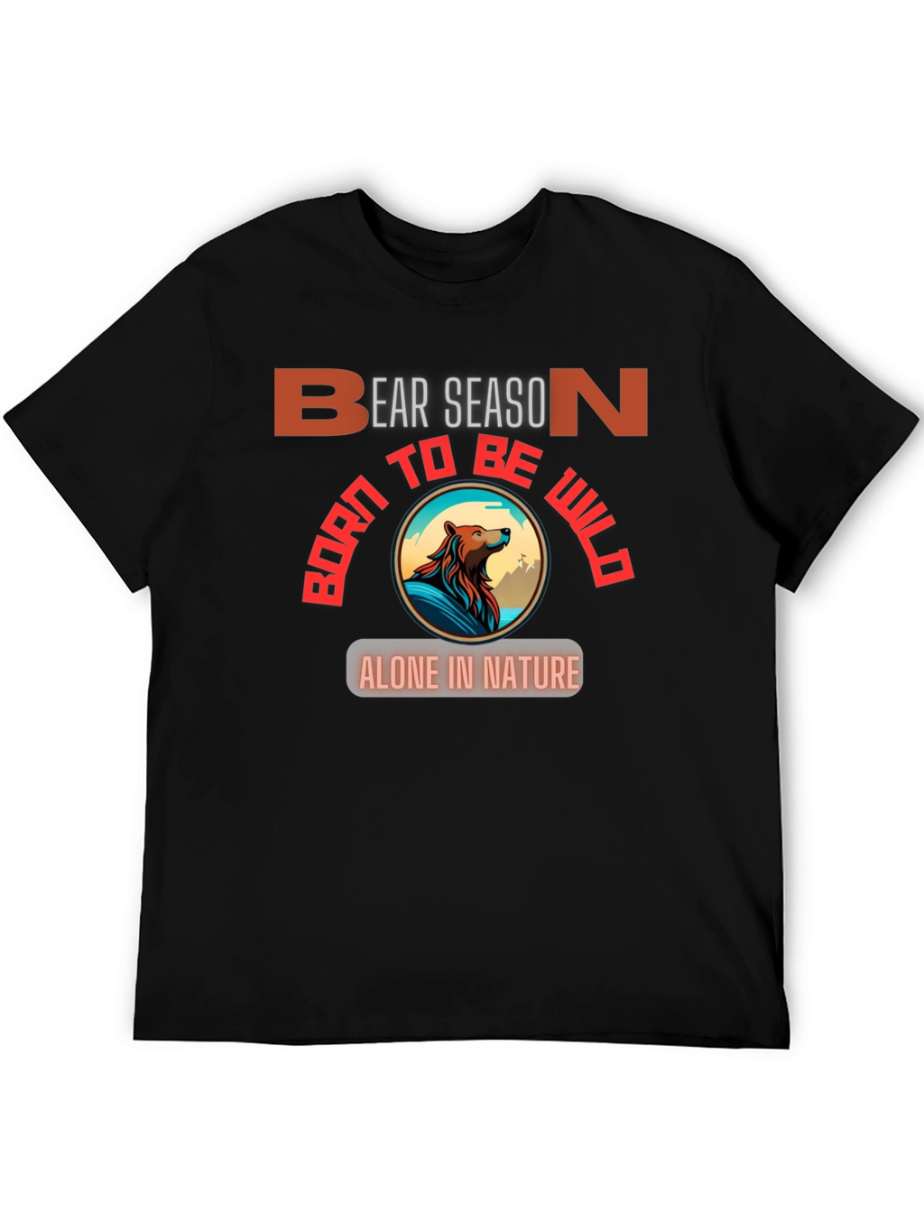 Bear Season Wild Nature Graphic T-Shirt