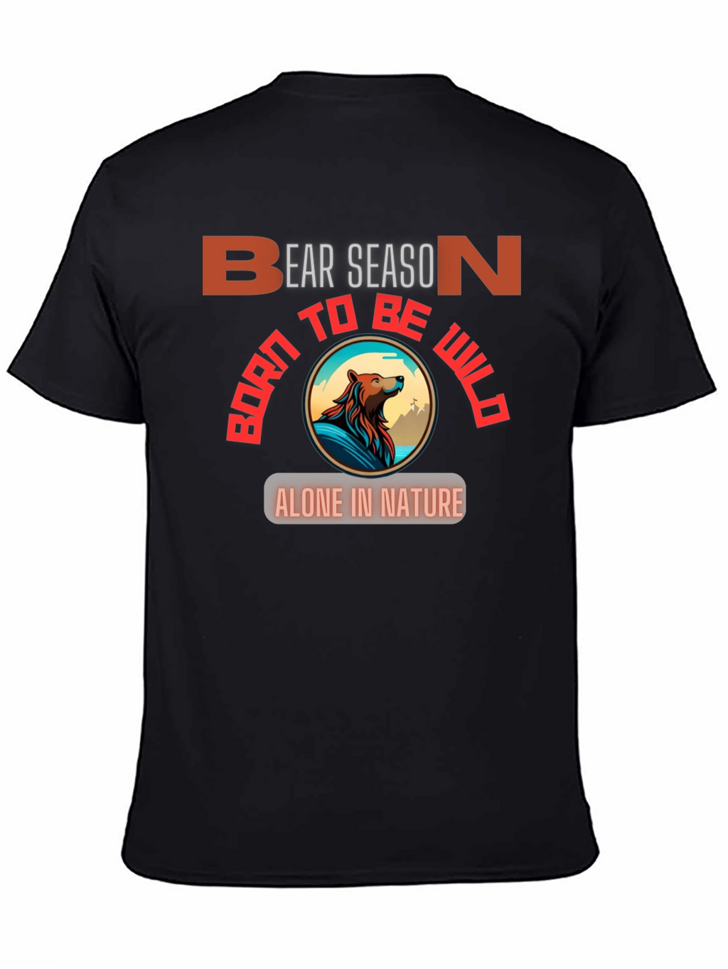 Bear Season Wild Nature Graphic T-Shirt