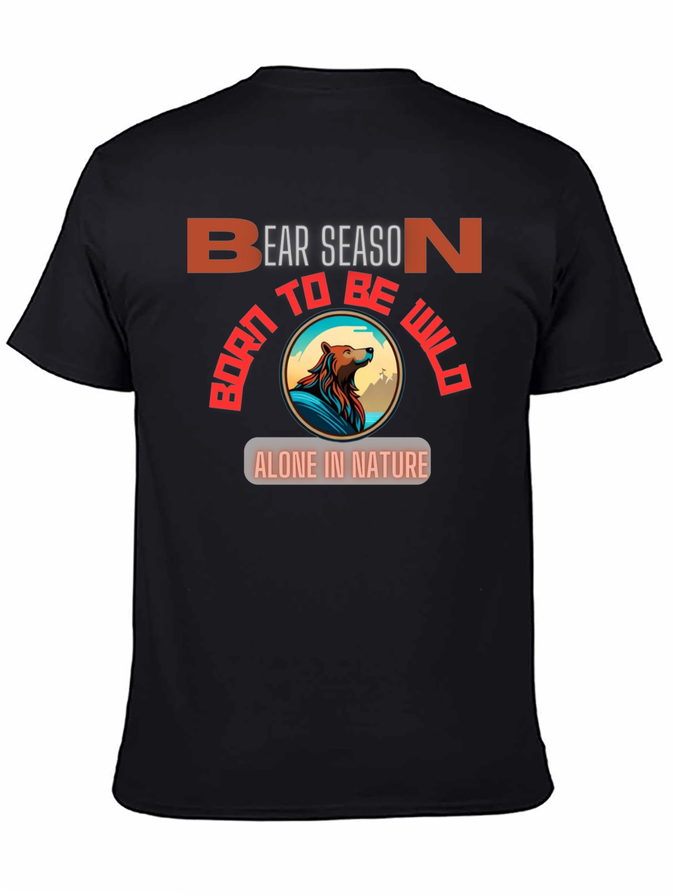 Bear Season Wild Nature Graphic T-Shirt