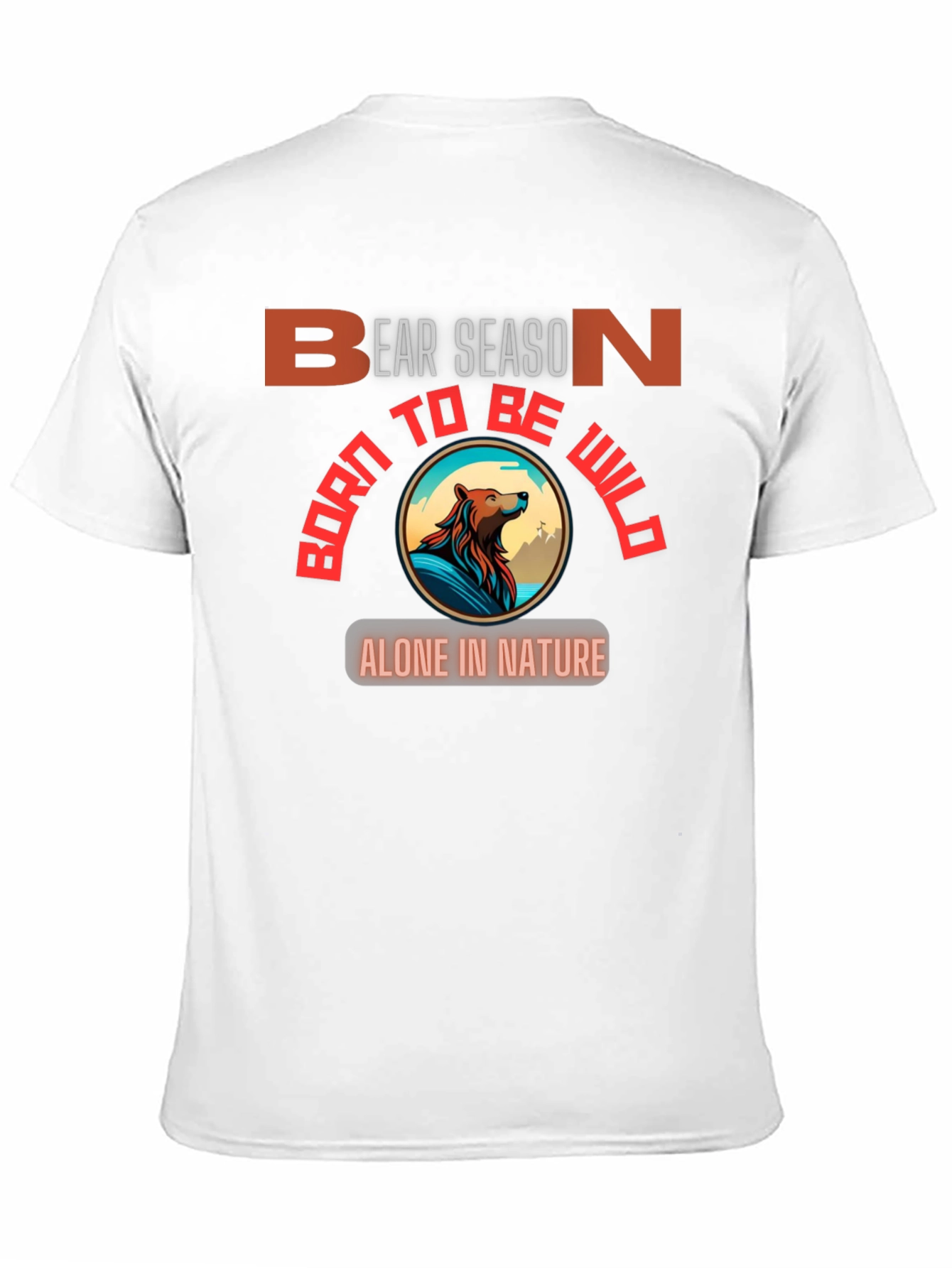 Bear Season Wild Nature Graphic T-Shirt