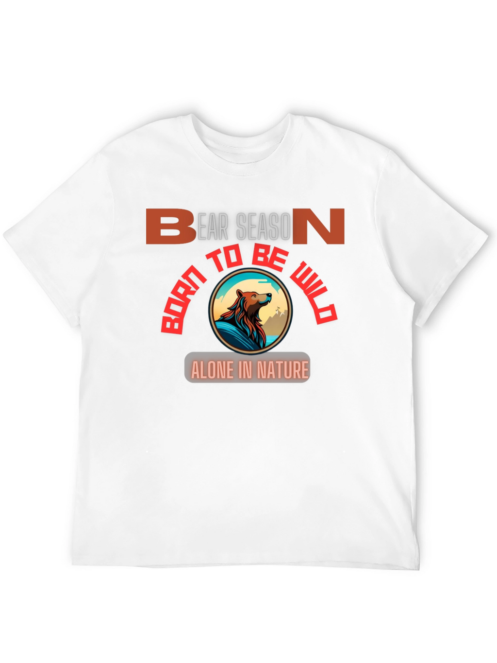 Bear Season Wild Nature Graphic T-Shirt