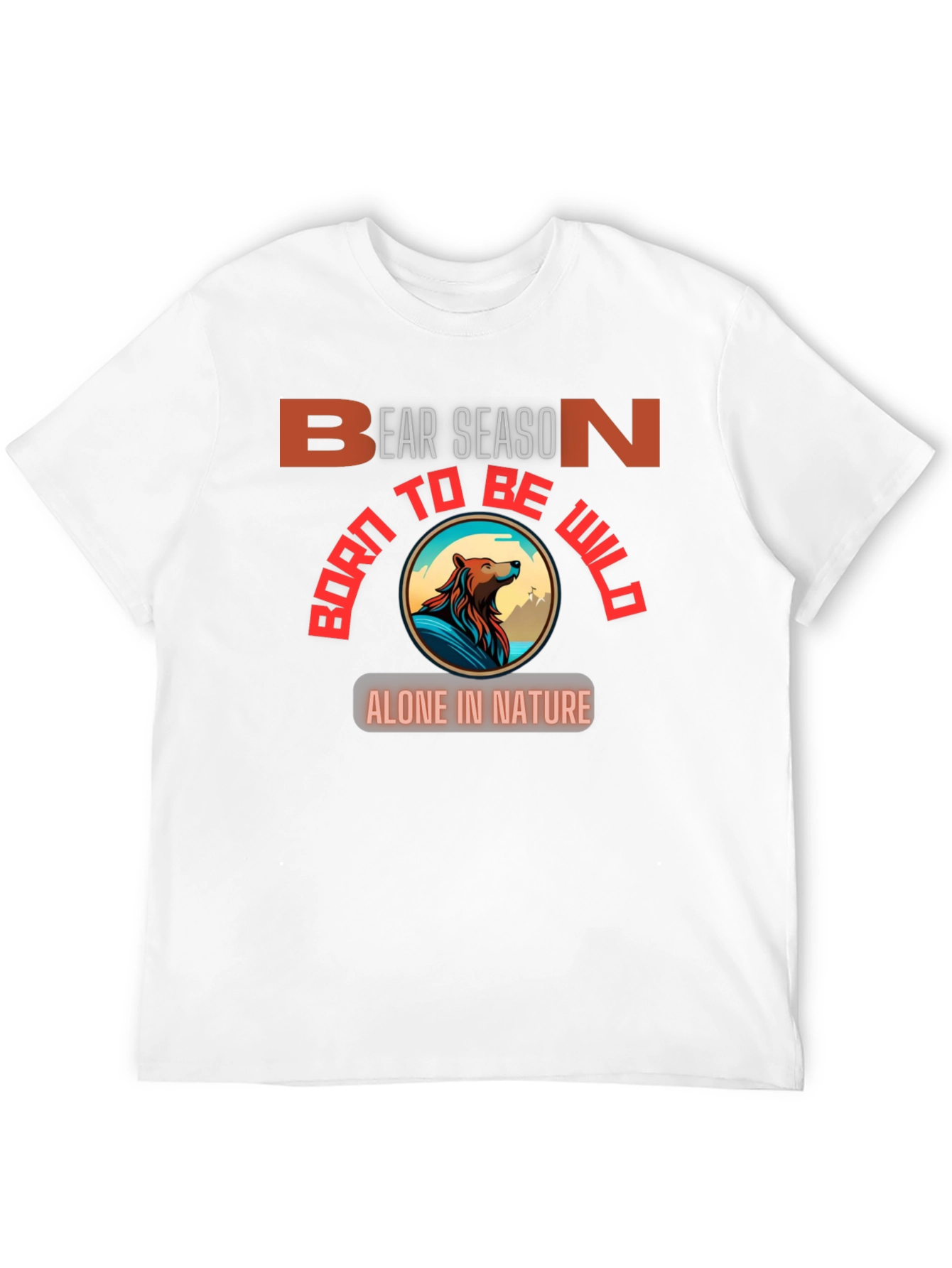 Bear Season Wild Nature Graphic T-Shirt