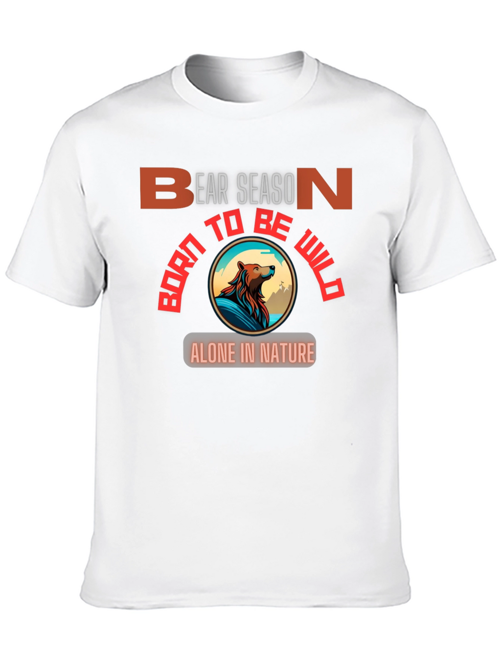 Bear Season Wild Nature Graphic T-Shirt