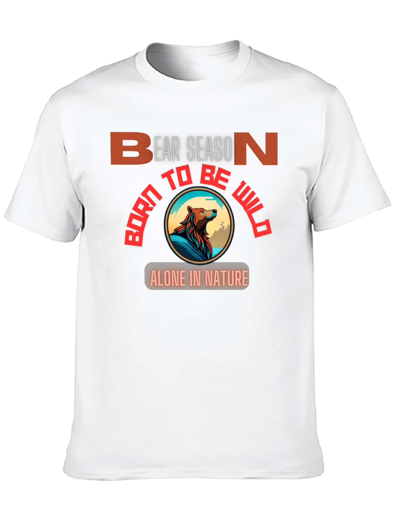 Bear Season Wild Nature Graphic T-Shirt