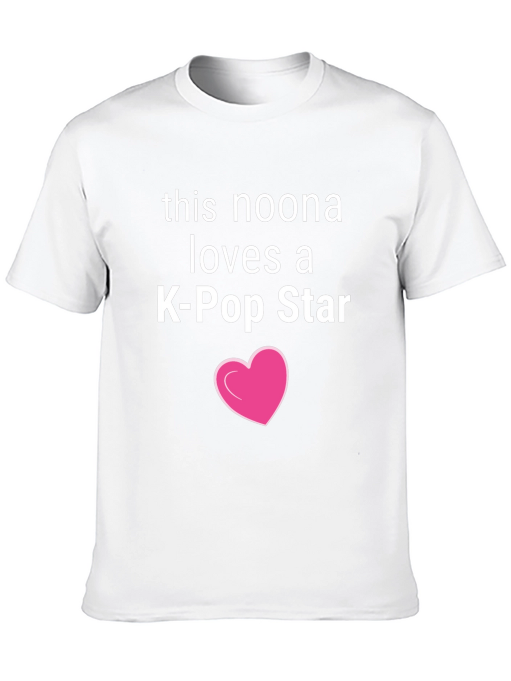 Noona Loves K-Pop Star Black Tee