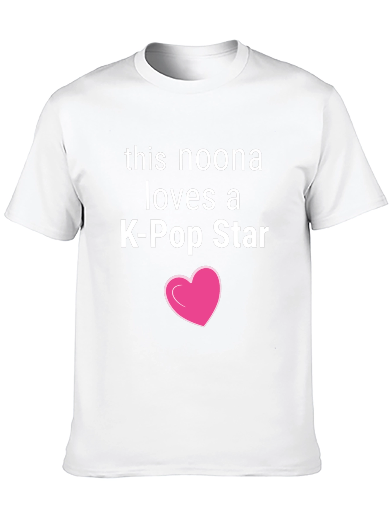 Noona Loves K-Pop Star Black Tee