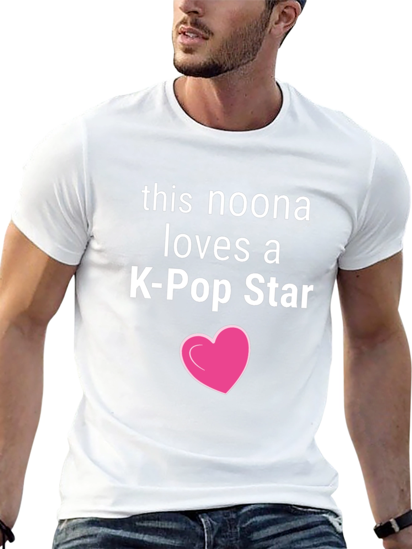 Noona Loves K-Pop Star Black Tee