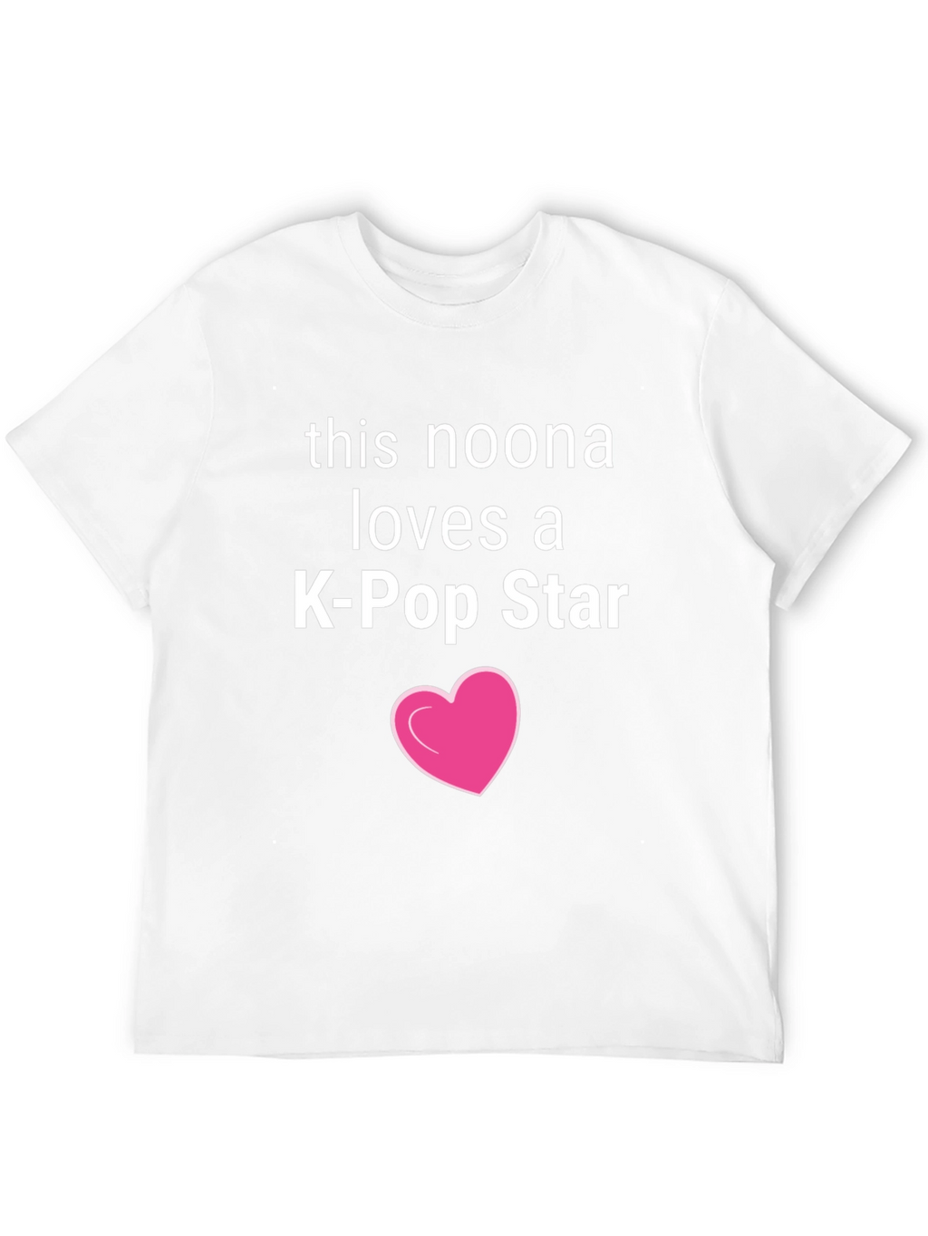 Noona Loves K-Pop Star Black Tee
