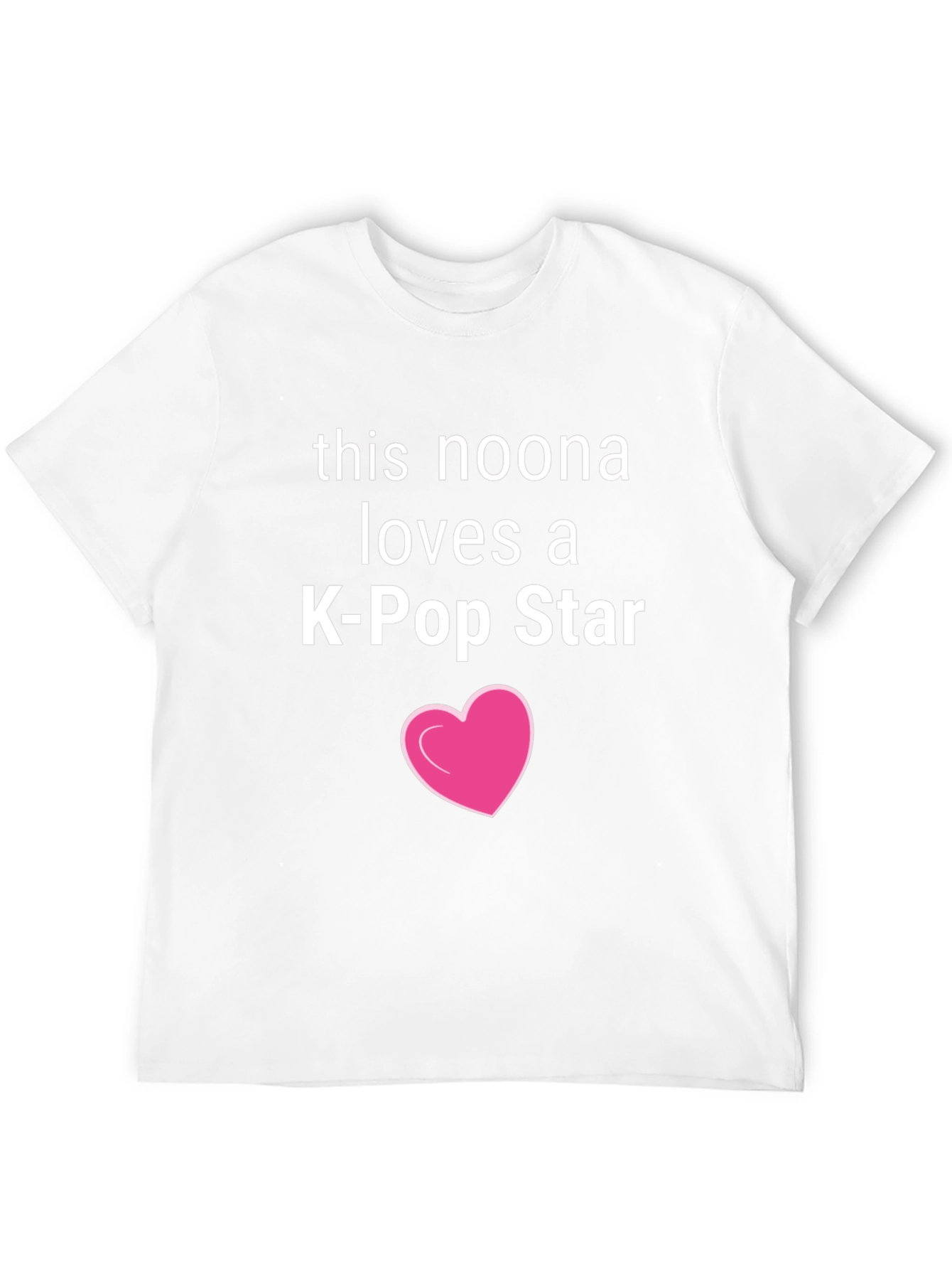 Noona Loves K-Pop Star Black Tee