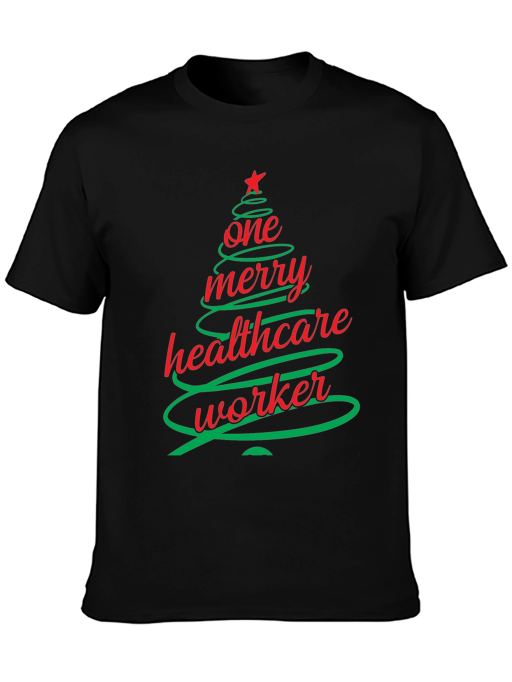 Merry Healthcare Worker Christmas T-Shirt