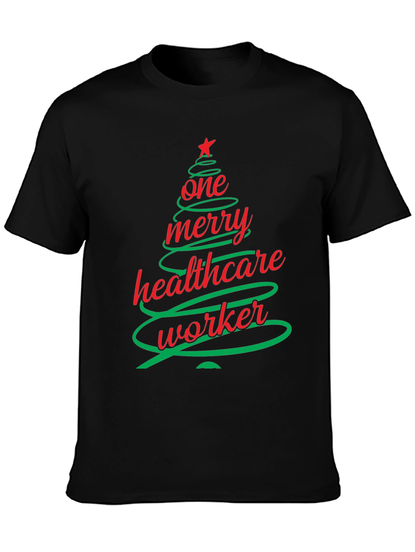 Merry Healthcare Worker Christmas T-Shirt