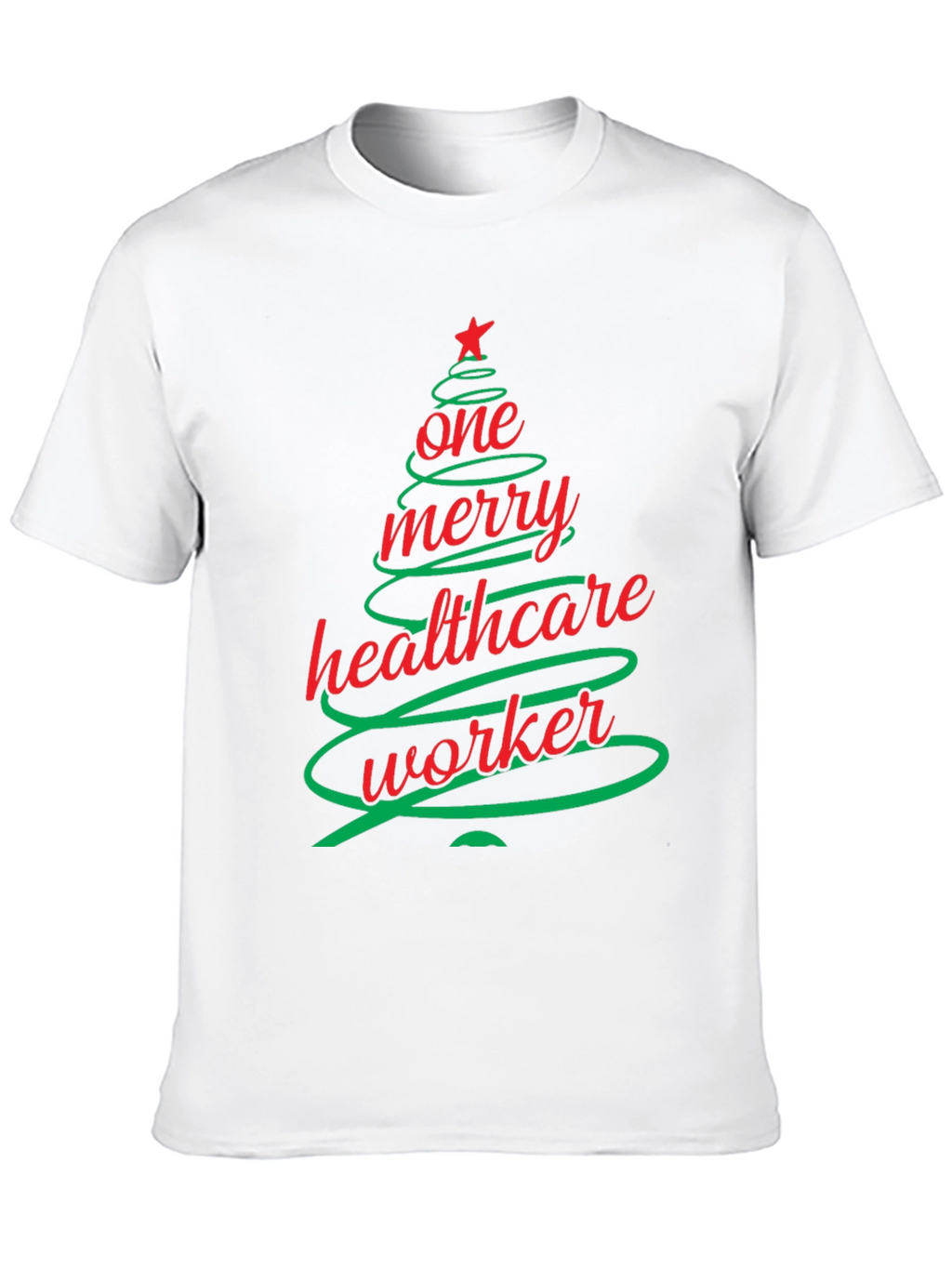 Merry Healthcare Worker Christmas T-Shirt