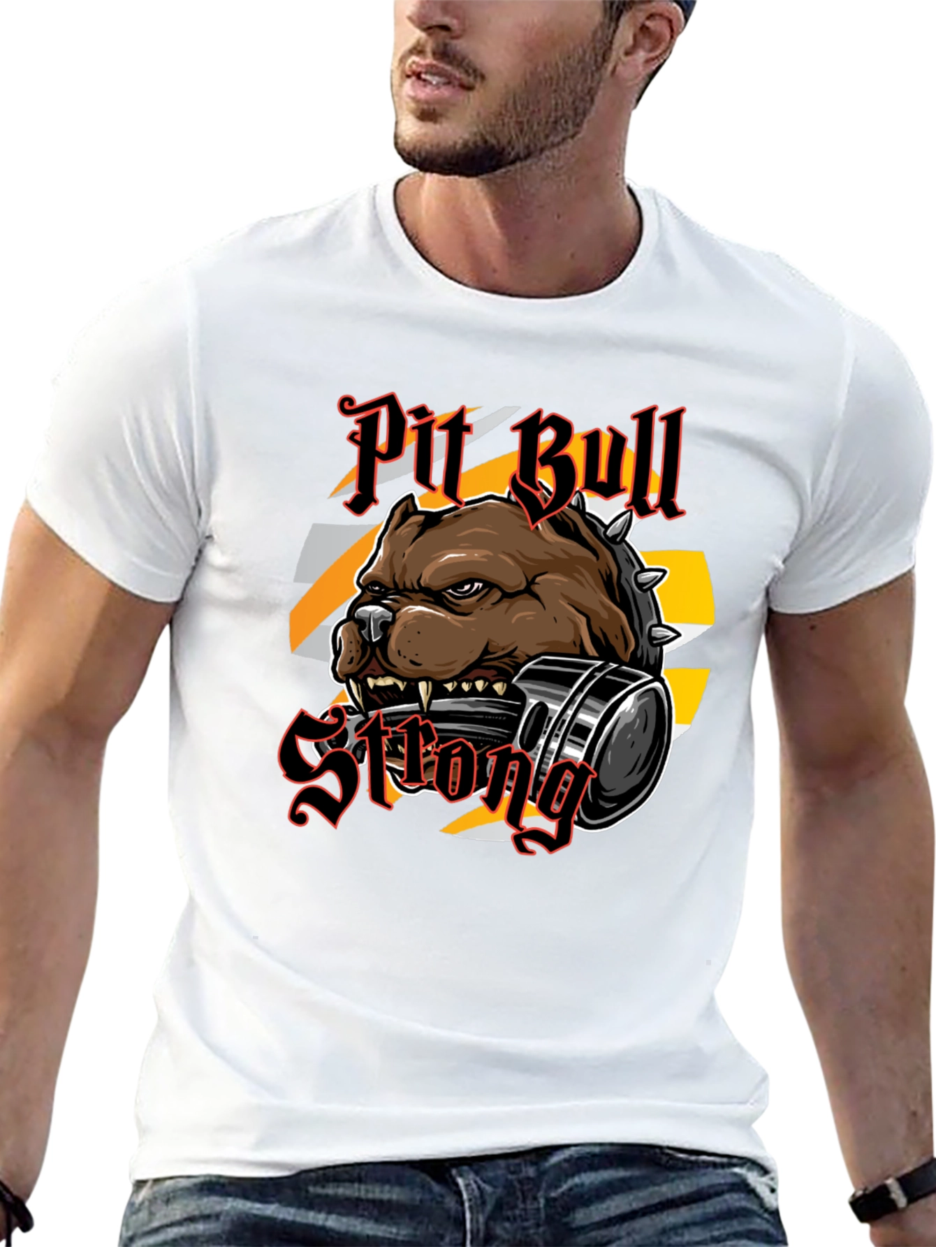 Pit Bull Strong Graphic T-Shirt