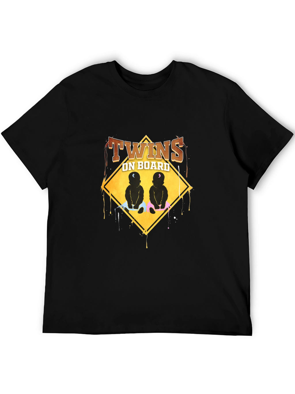 Twins On Board Graphic T-Shirt