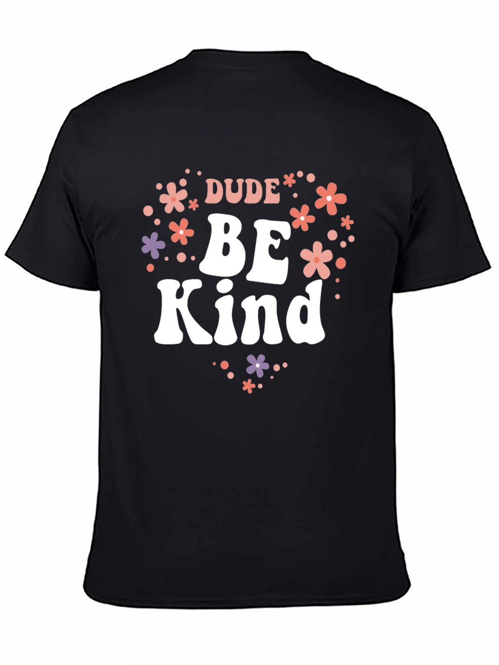 Dude Be Kind Graphic Tee - Black