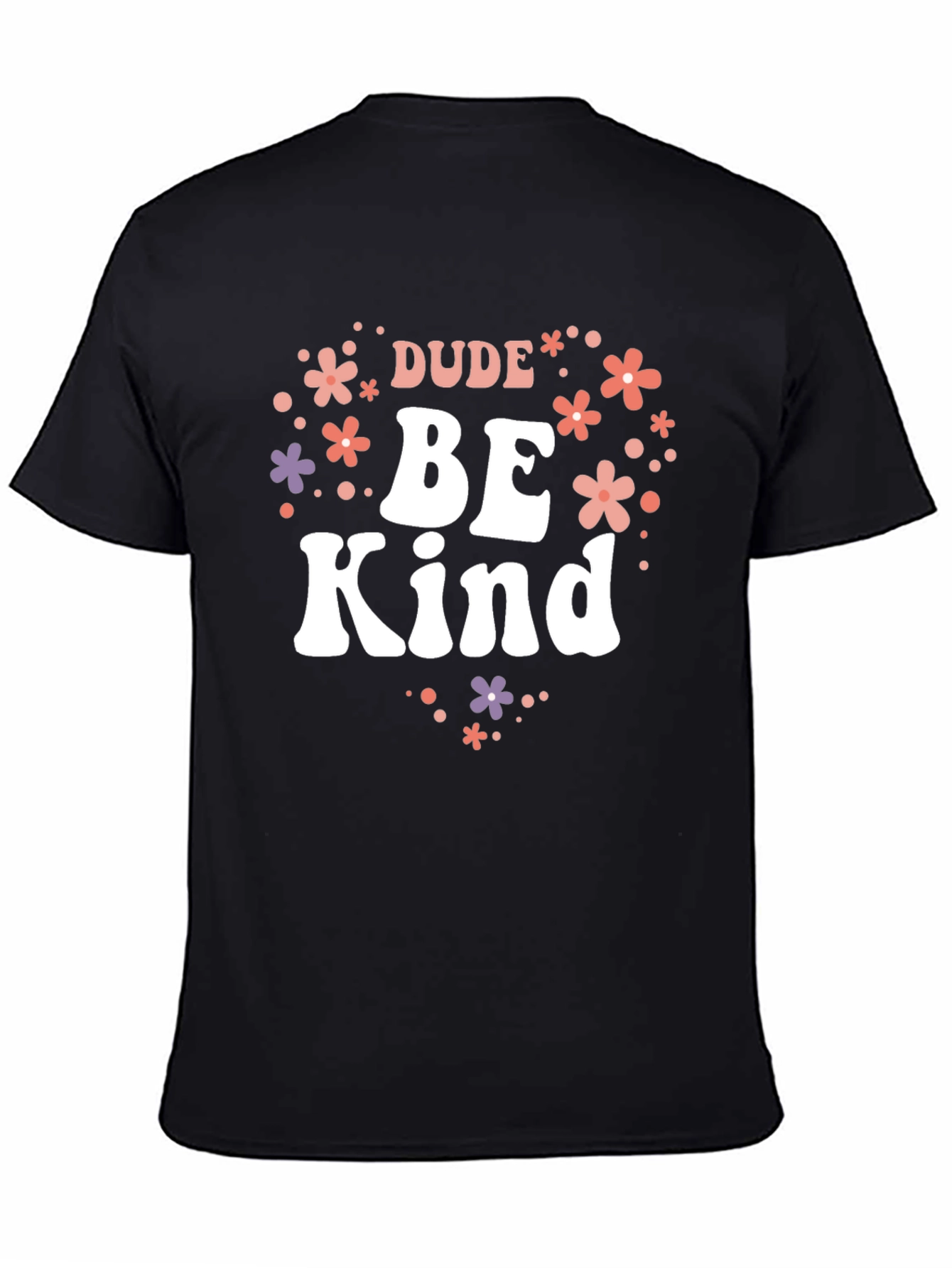Dude Be Kind Graphic Tee - Black