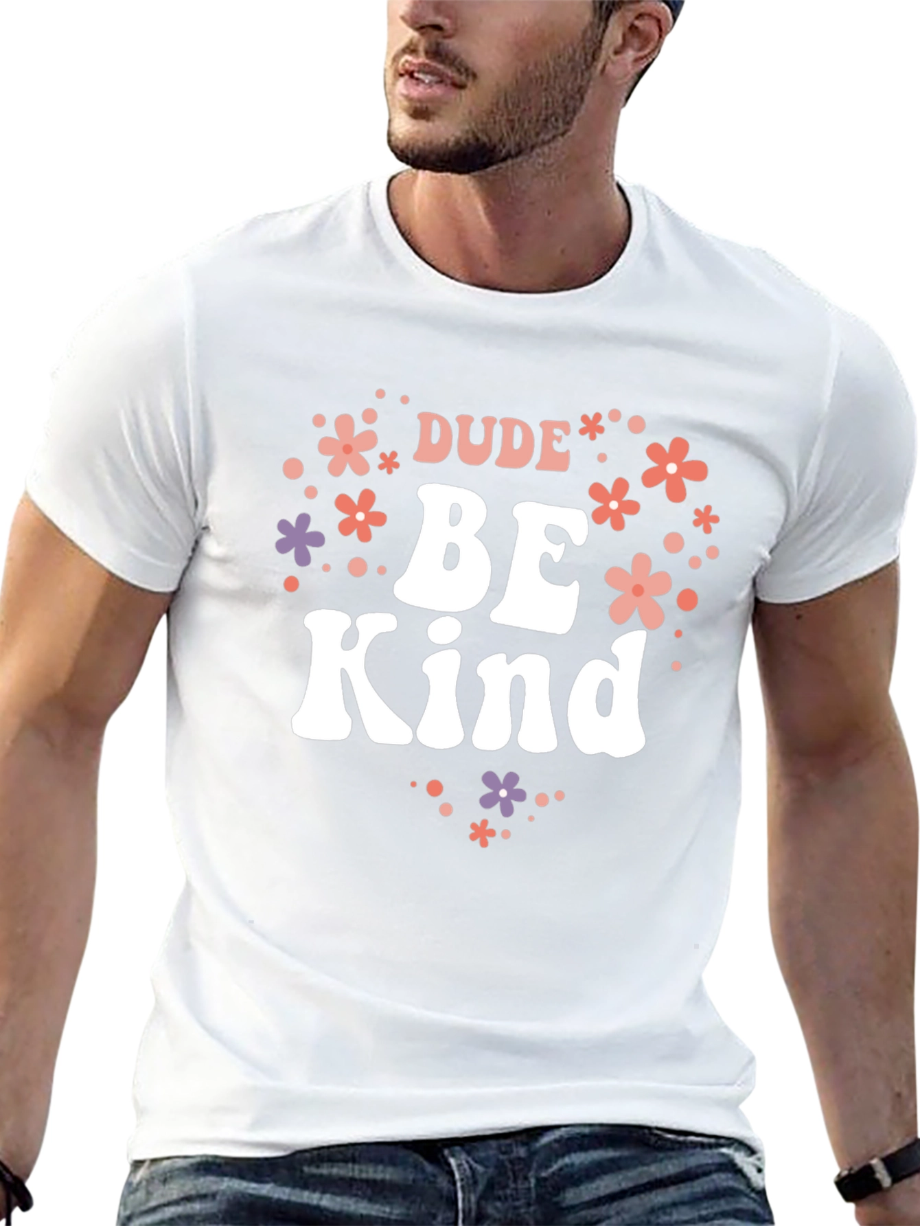 Dude Be Kind Graphic Tee - Black