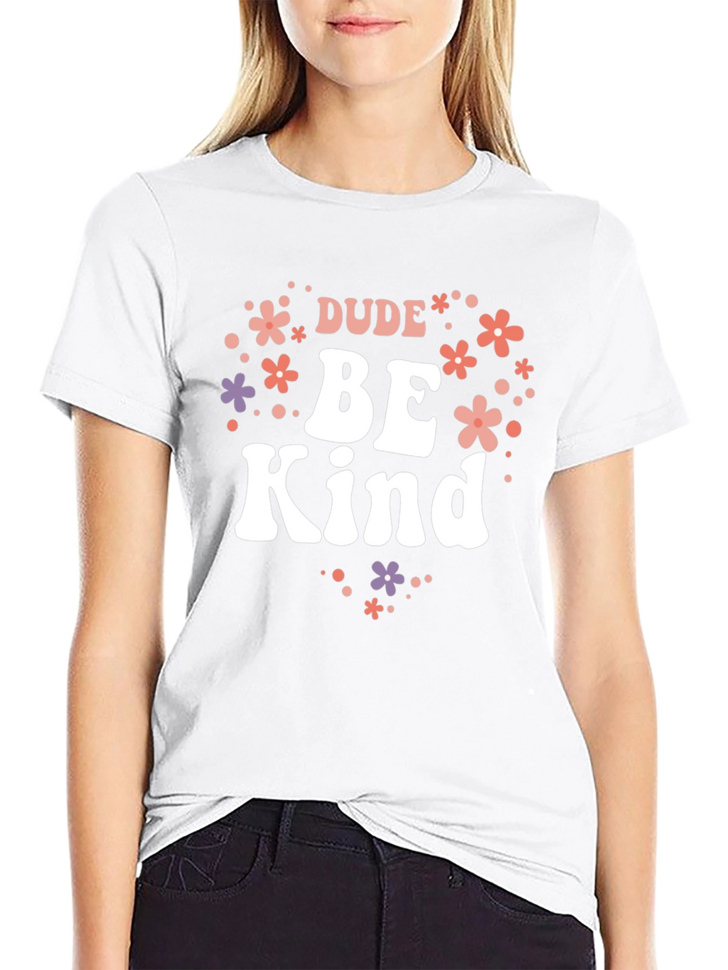 Dude Be Kind Graphic Tee - Black