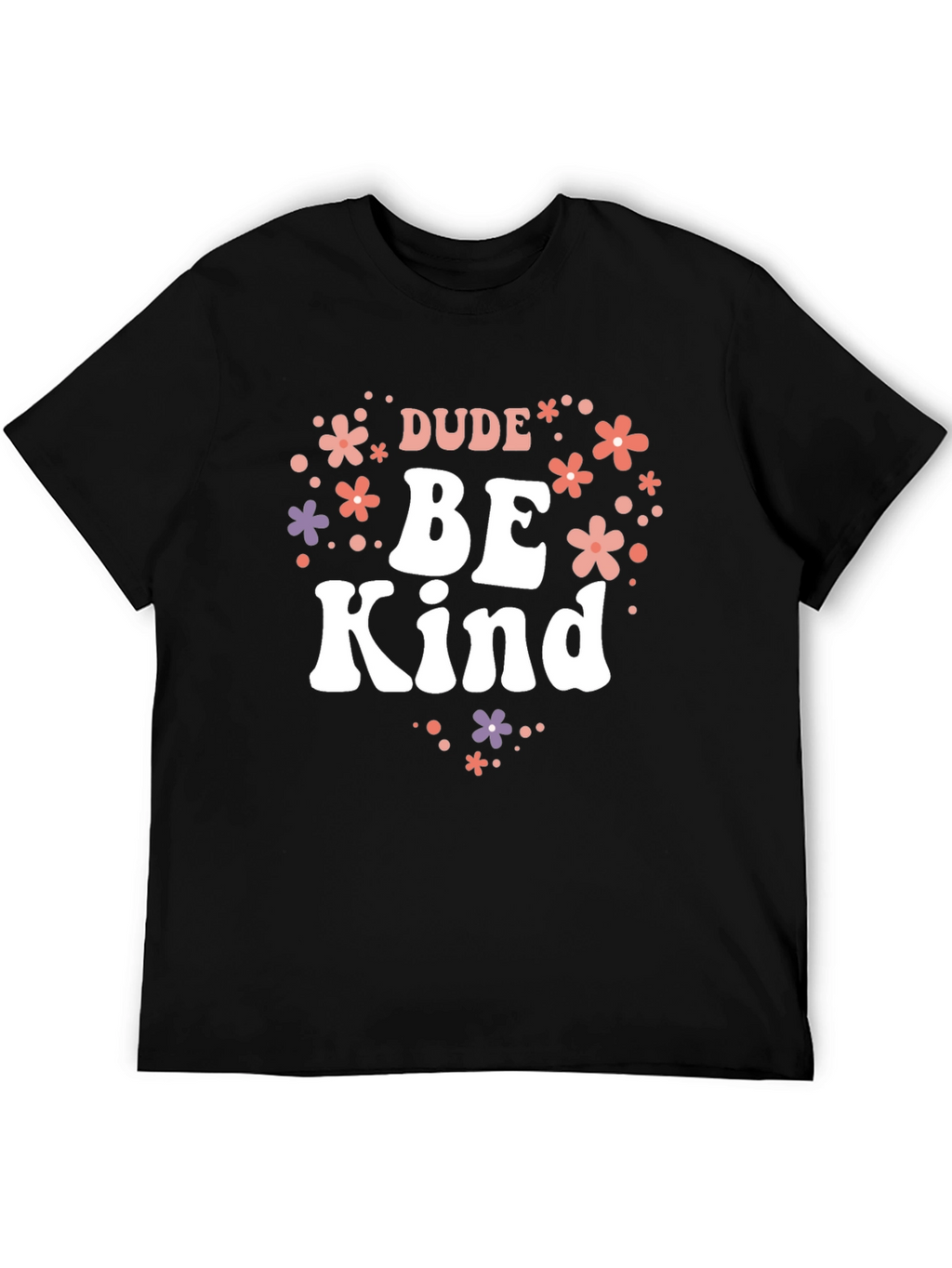Dude Be Kind Graphic Tee - Black