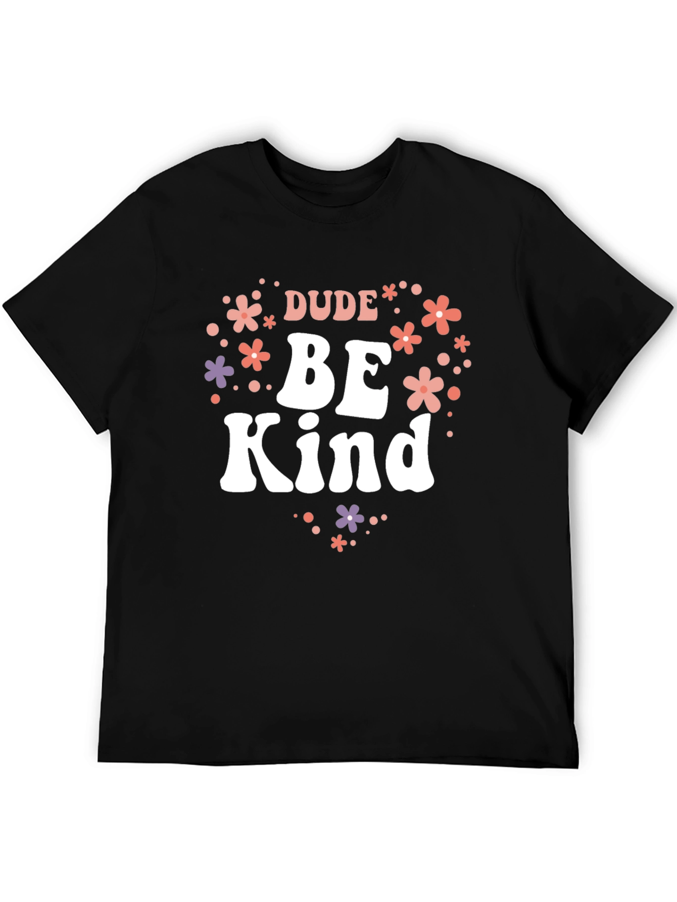 Dude Be Kind Graphic Tee - Black