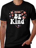 Dude Be Kind Graphic Tee - Black
