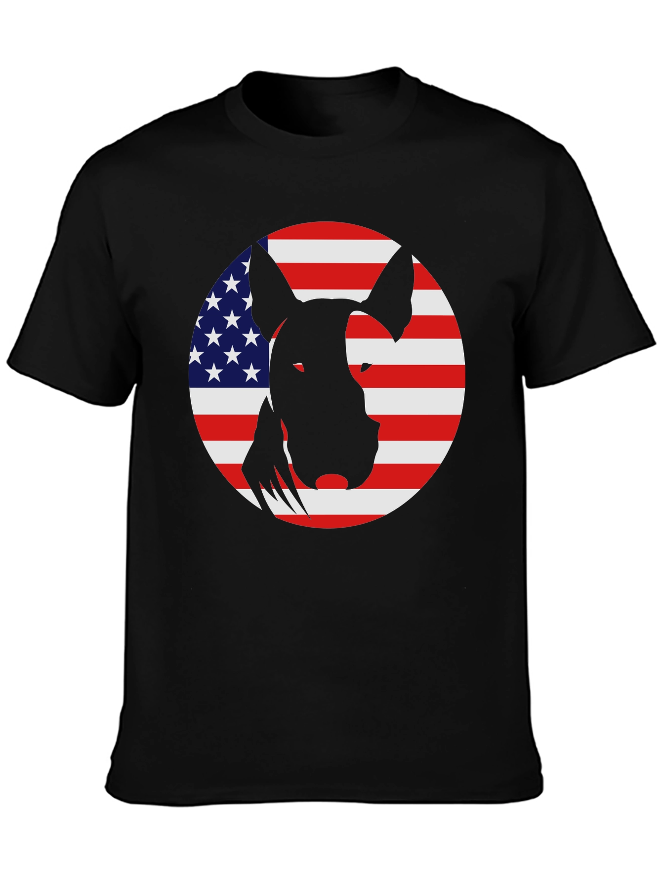 American Bull Terrier Black T-Shirt