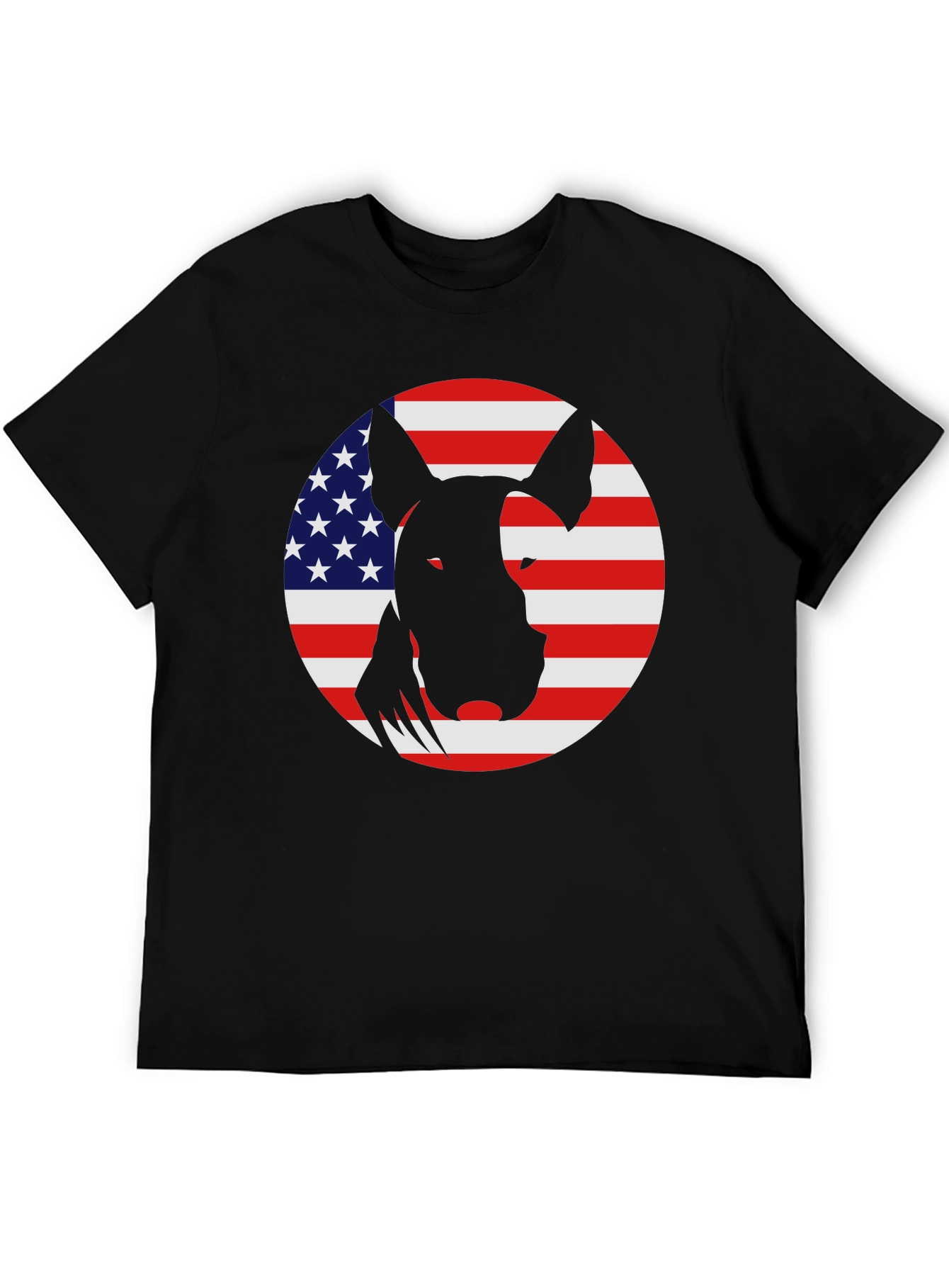 American Bull Terrier Black T-Shirt