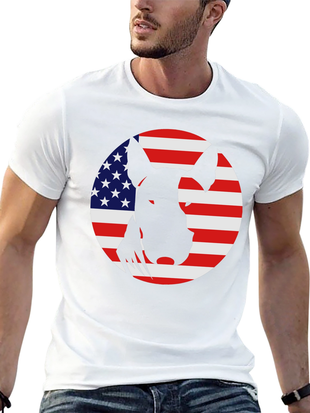 American Bull Terrier Black T-Shirt