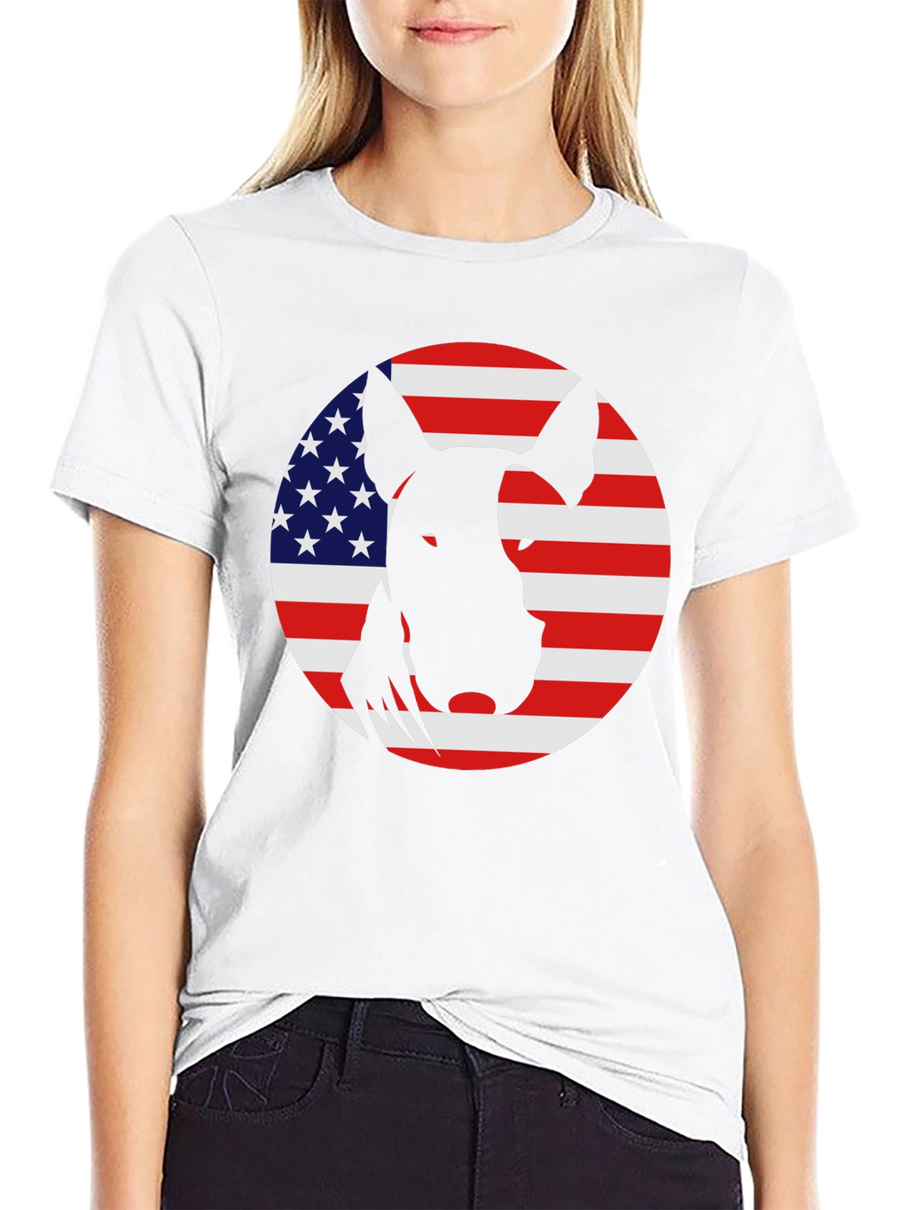 American Bull Terrier Black T-Shirt