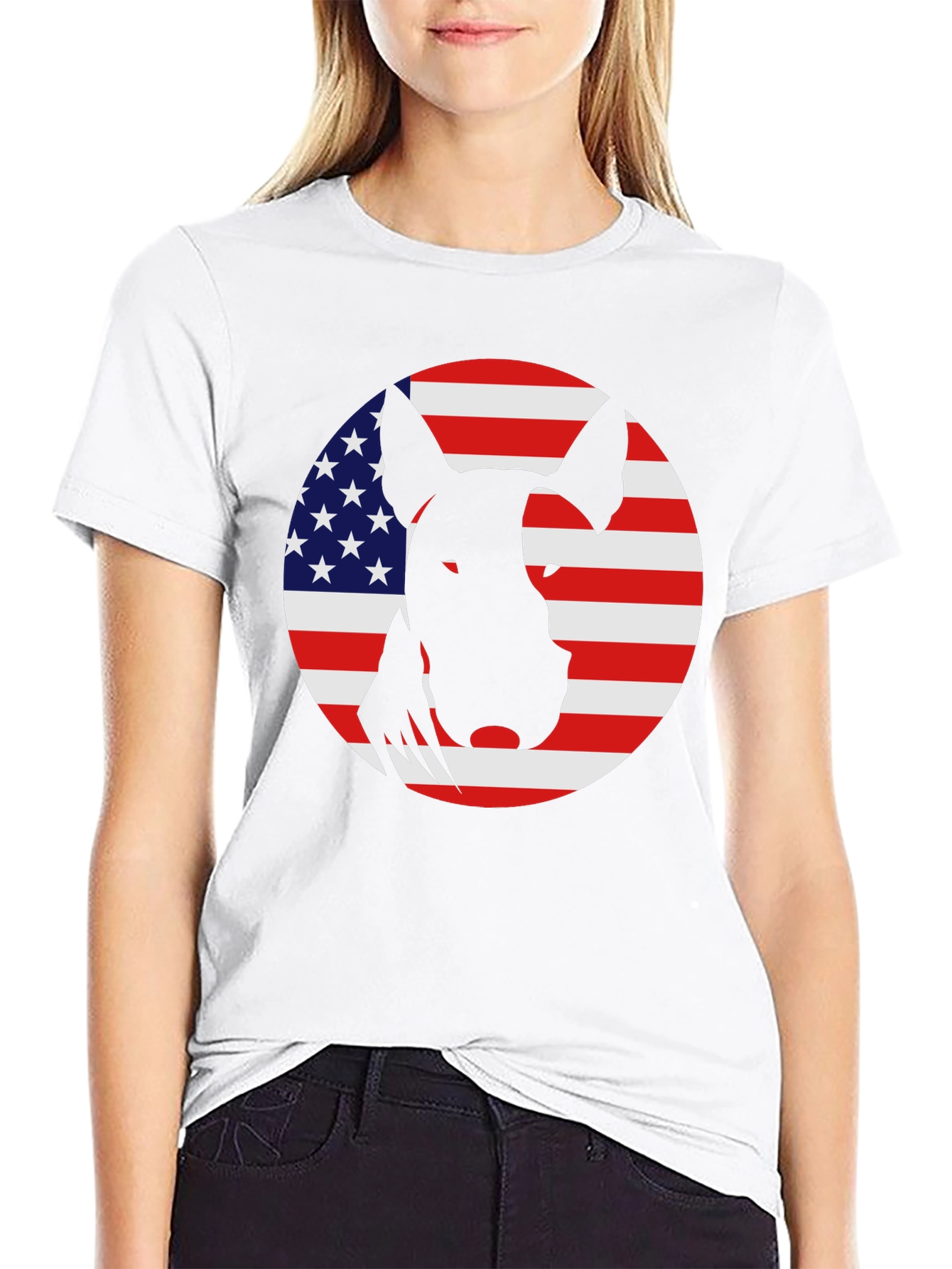 American Bull Terrier Black T-Shirt