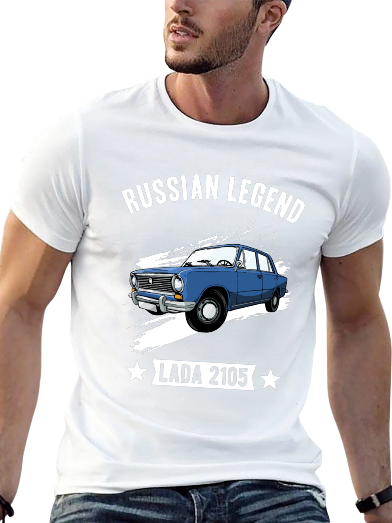 Russian Legend Lada 2105 Graphic T-Shirt
