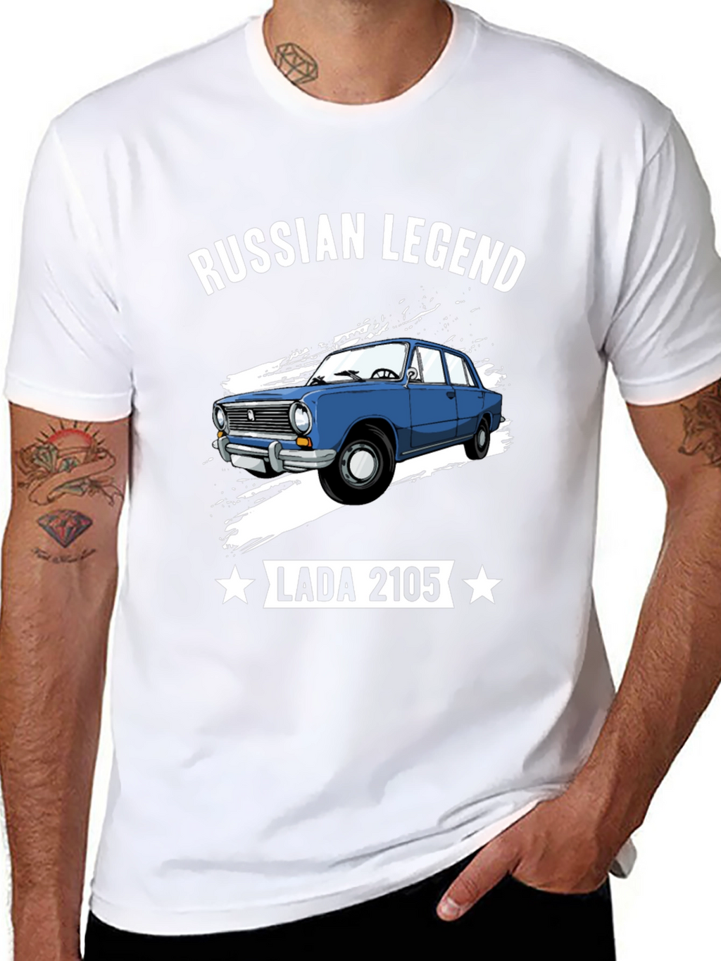 Russian Legend Lada 2105 Graphic T-Shirt