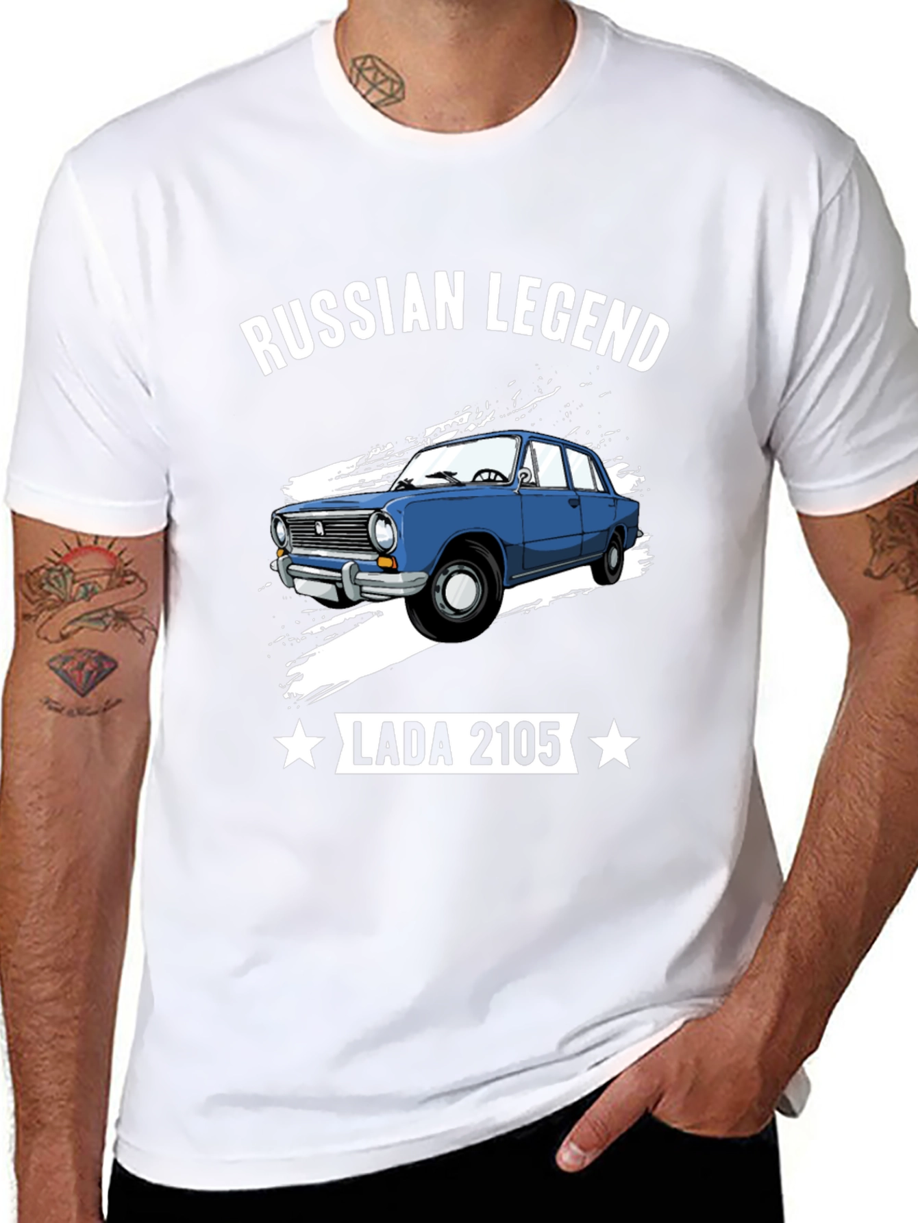 Russian Legend Lada 2105 Graphic T-Shirt