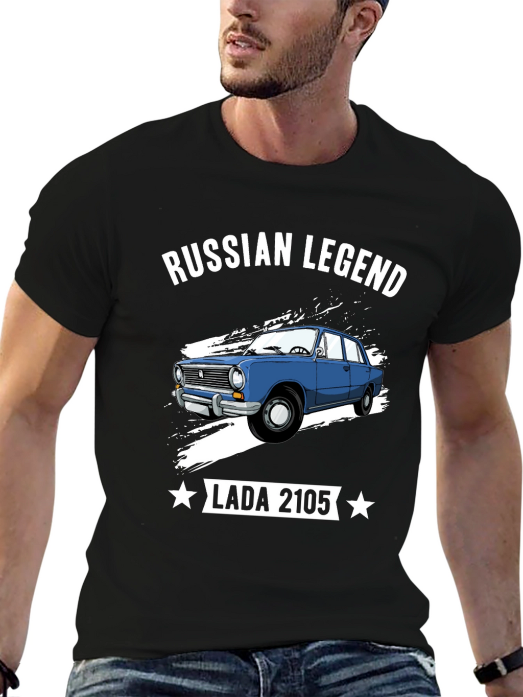 Russian Legend Lada 2105 Graphic T-Shirt