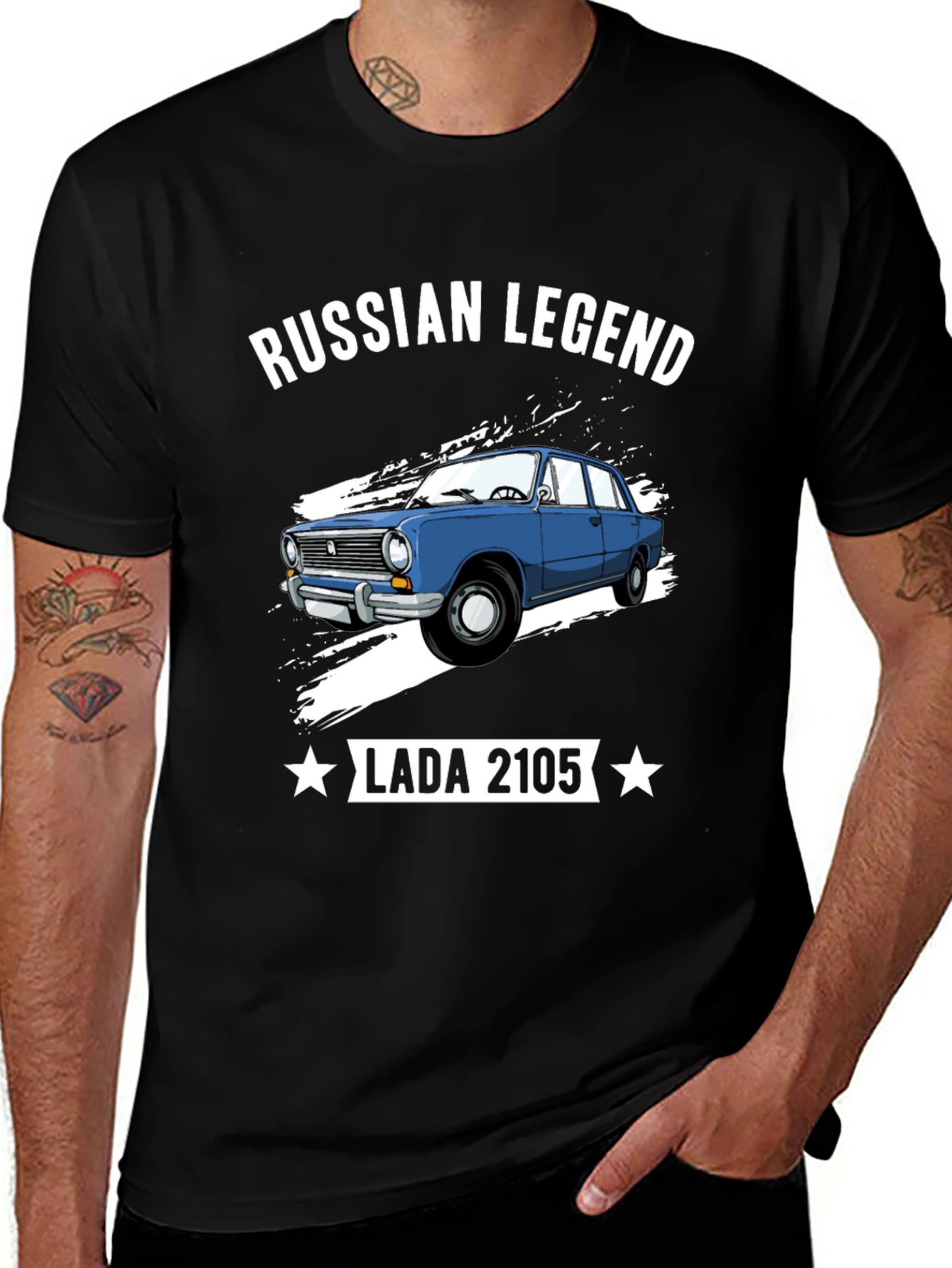 Russian Legend Lada 2105 Graphic T-Shirt