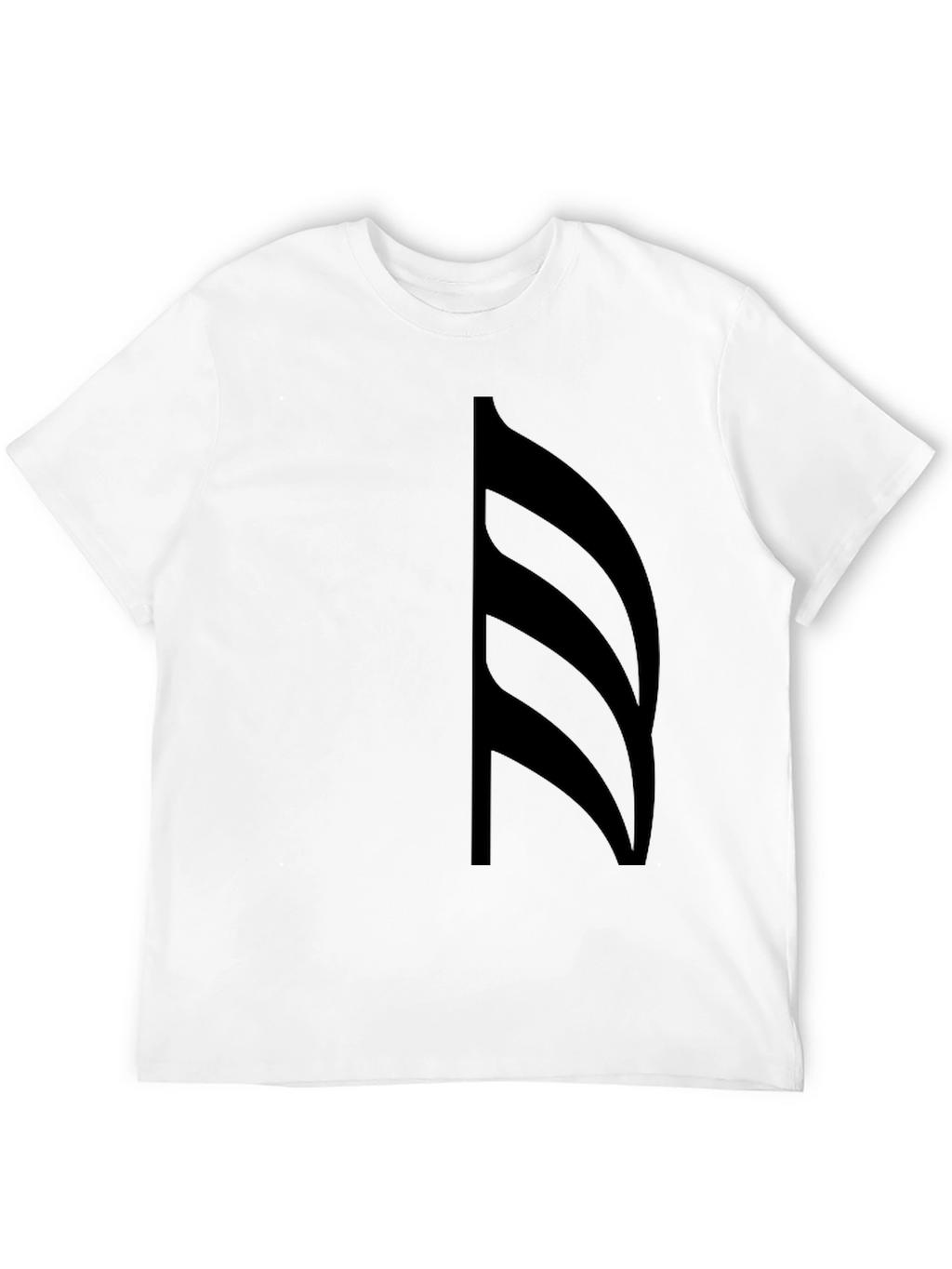 Modern Graphic Tee - Black