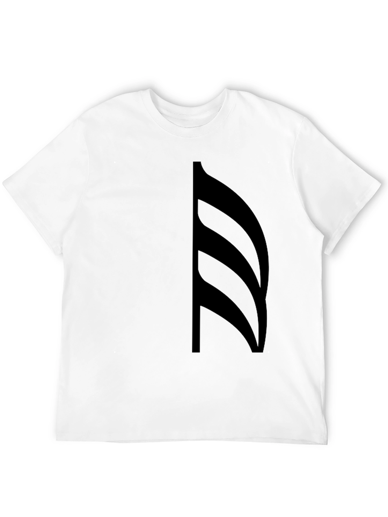 Modern Graphic Tee - Black