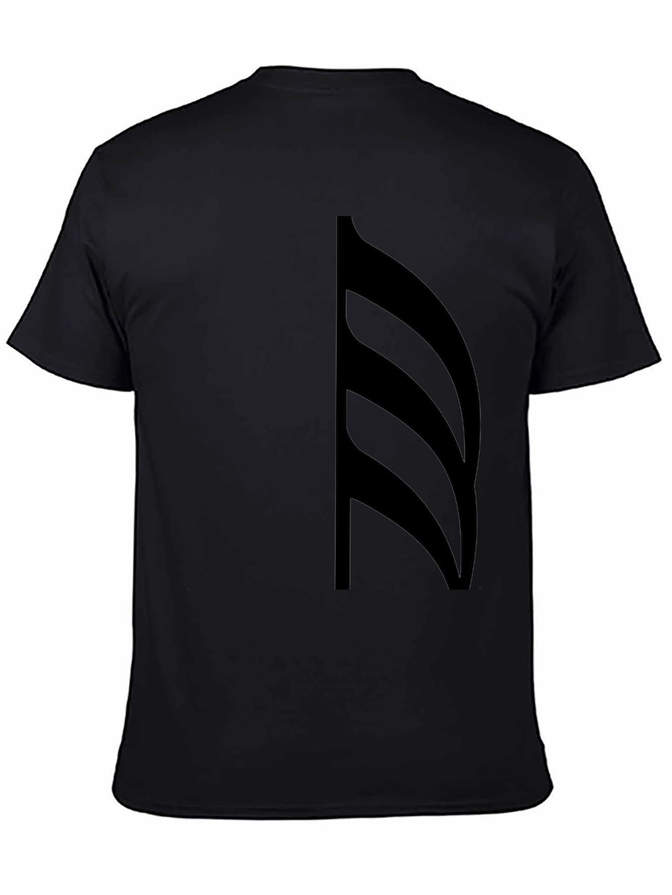 Modern Graphic Tee - Black