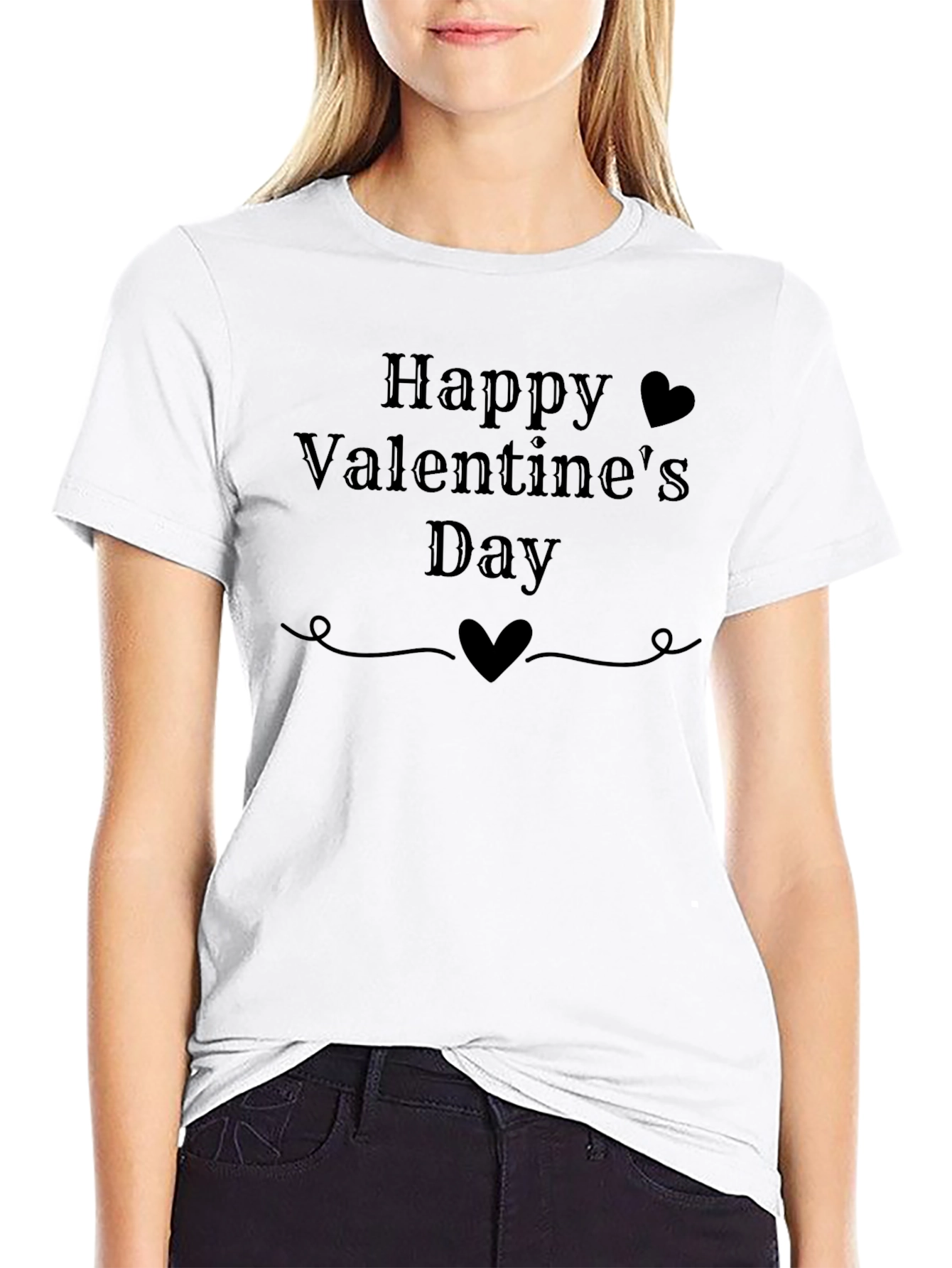 Happy Valentines Day Graphic T-Shirt
