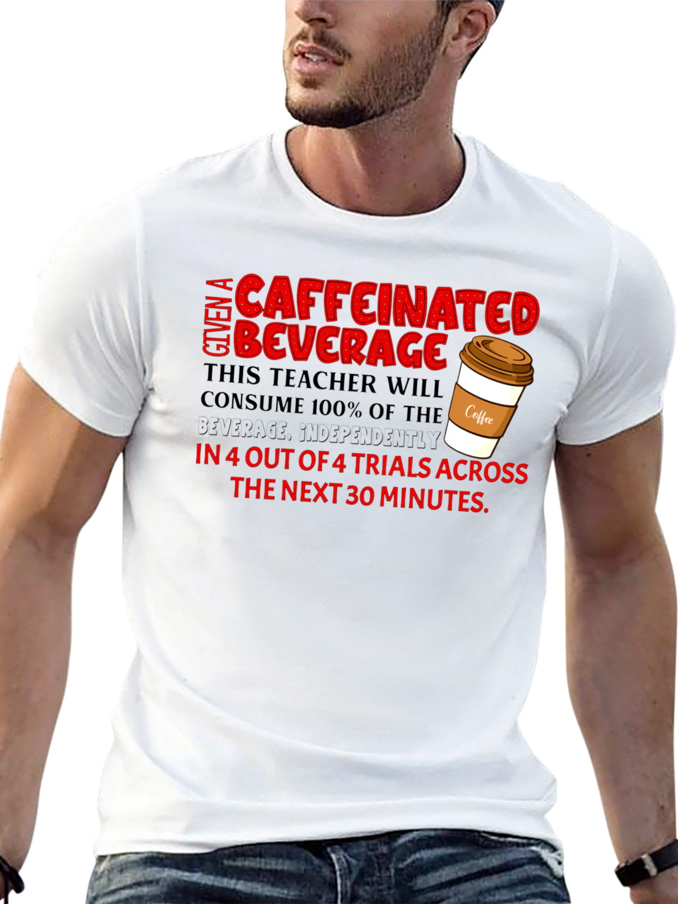 Caffeinated Teacher T-Shirt