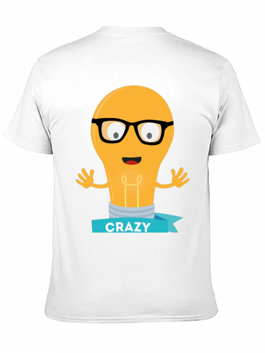Crazy Light Bulb T-Shirt - Unique Graphic Tee