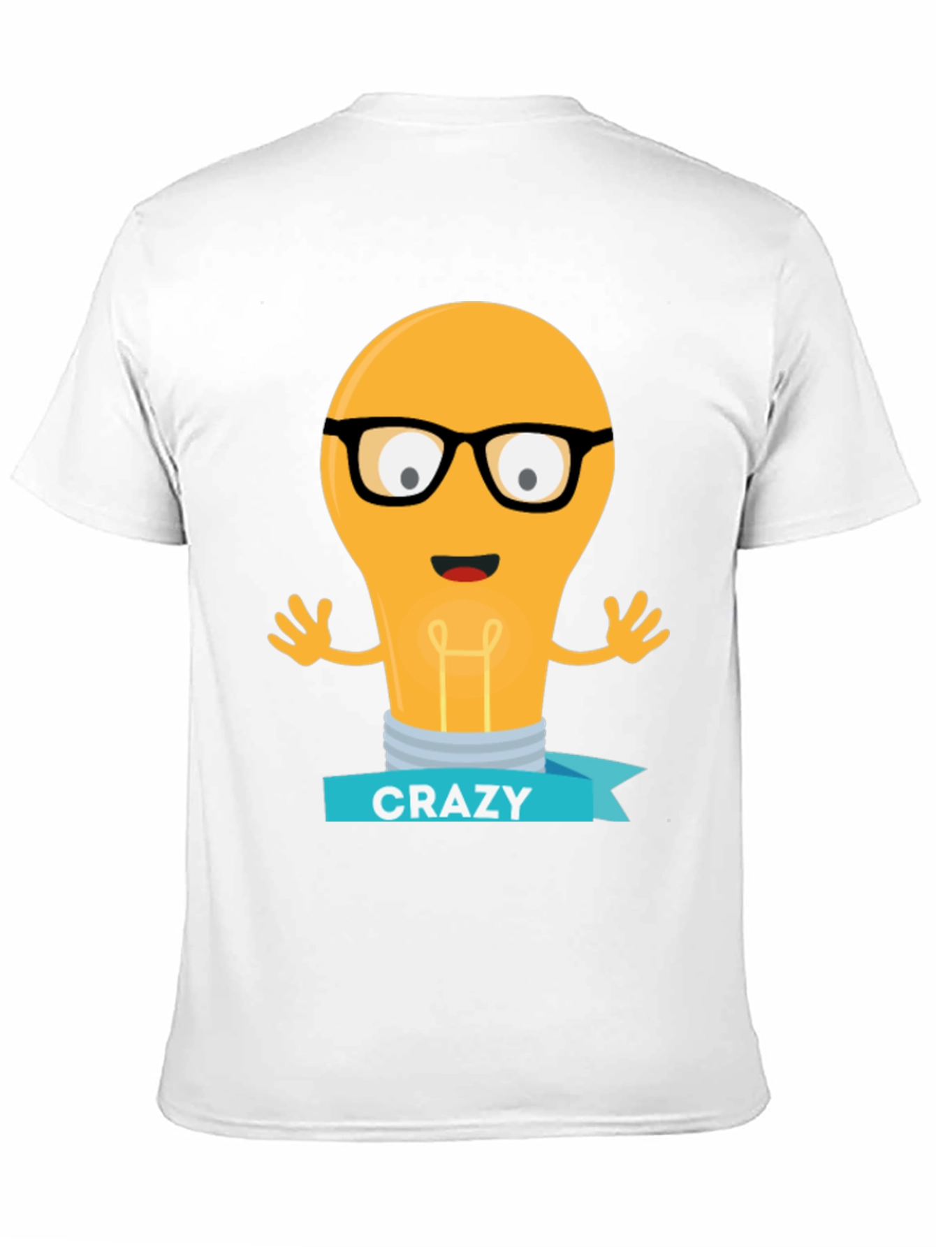 Crazy Light Bulb T-Shirt - Unique Graphic Tee