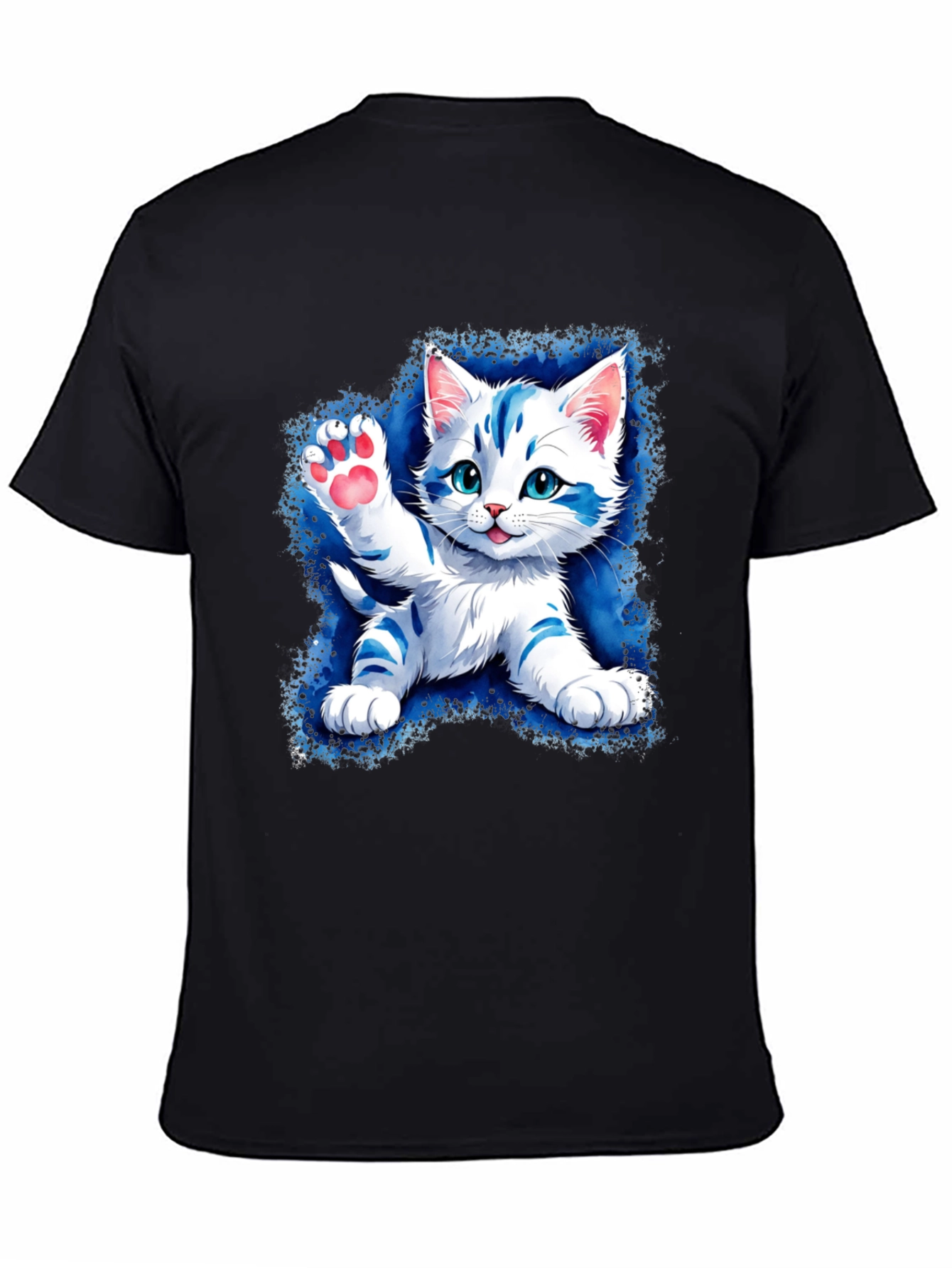 Cute Kitten Graphic Tee - Adorable Pet Lovers Shirt