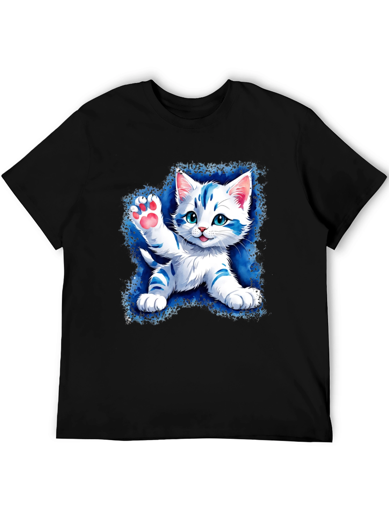 Cute Kitten Graphic Tee - Adorable Pet Lovers Shirt