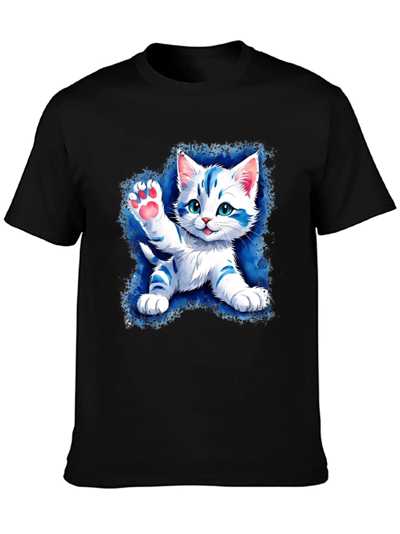 Cute Kitten Graphic Tee - Adorable Pet Lovers Shirt