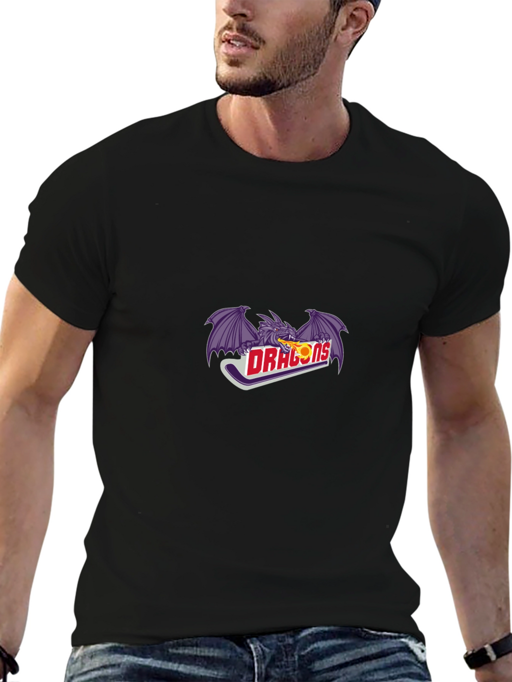 Dragons T-Shirt - Black Graphic Tee