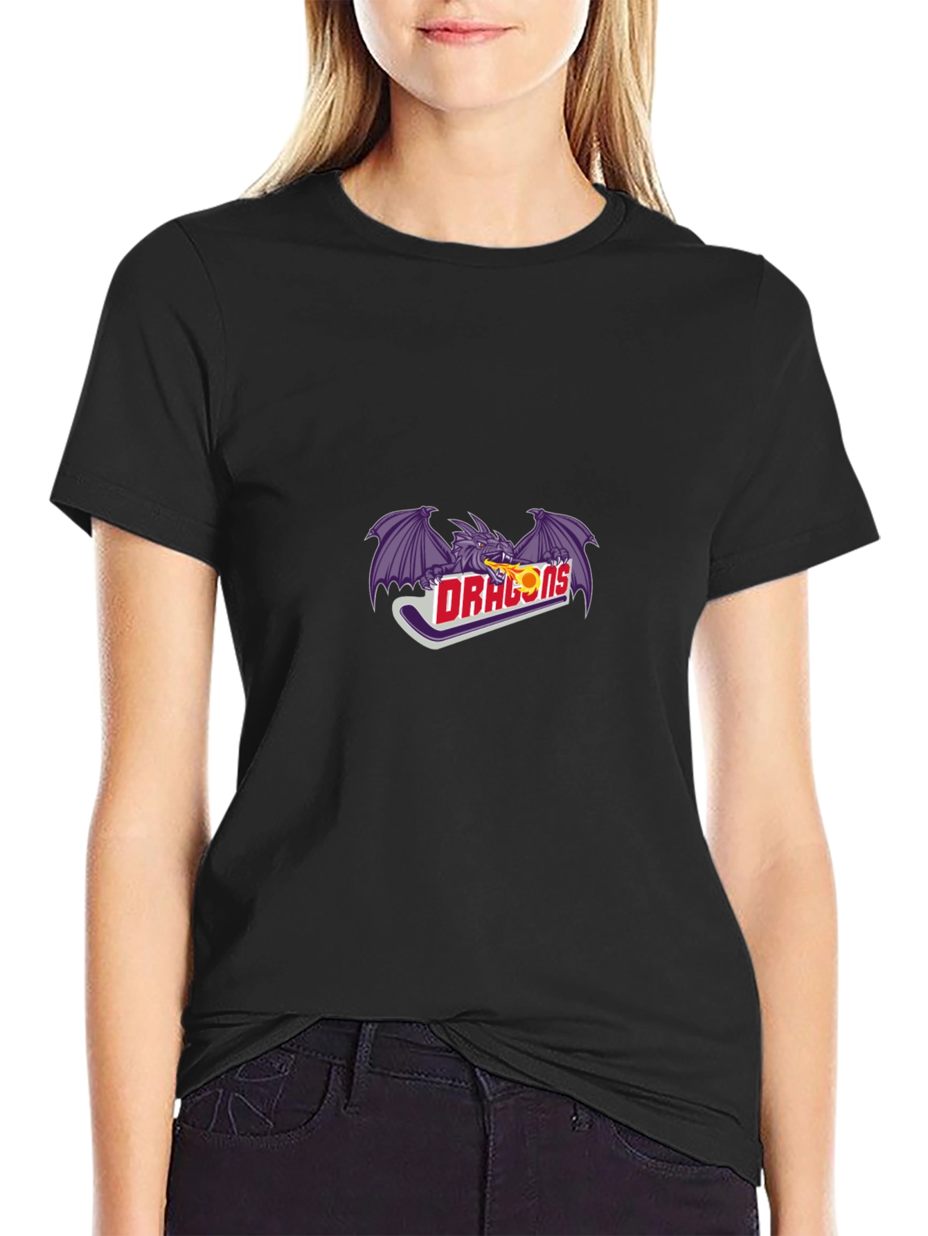 Dragons T-Shirt - Black Graphic Tee