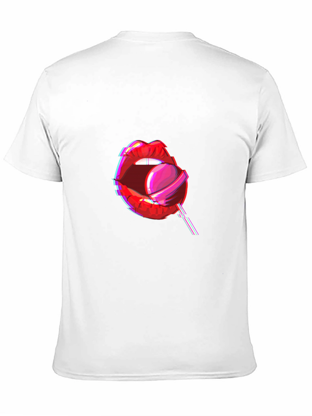 Lollipop Lips Graphic Tee - Black